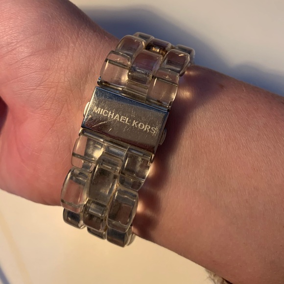 Michael Kors Clear Acrylic Watch - Picture 5 of 5